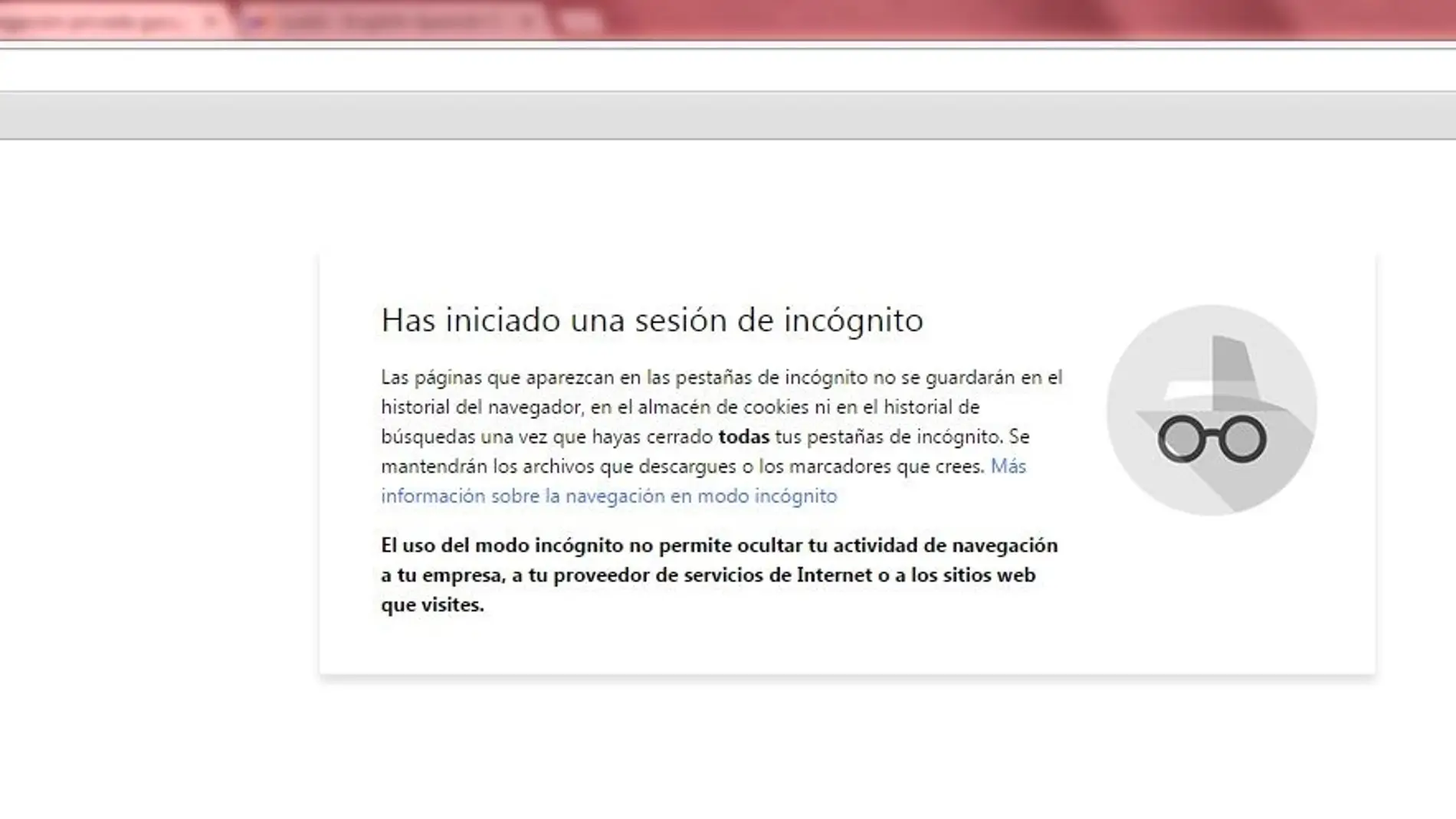 Navegación privada en Google Chrome. Foto de ARCHIVO.