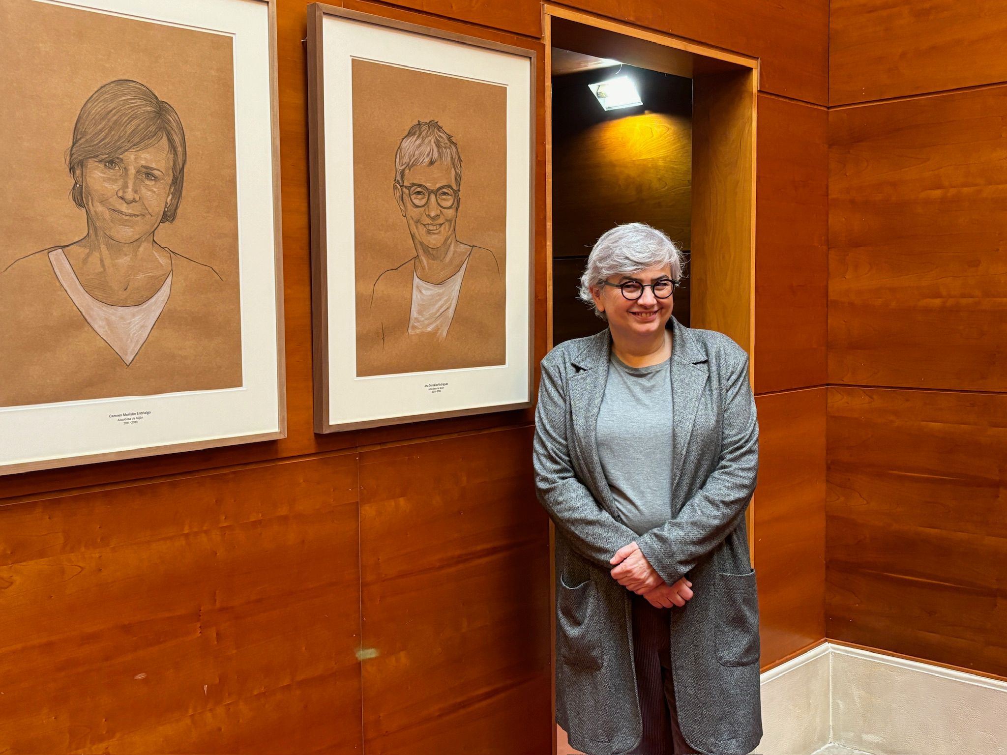 Ana González ya estará para siempre en el Ayuntamiento de Gijón Ana González ya estará para siempre en el Ayuntamiento de Gijón