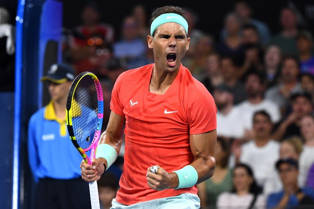 Nadal regresa con una victoria contundente Nadal regresa con una victoria contundente