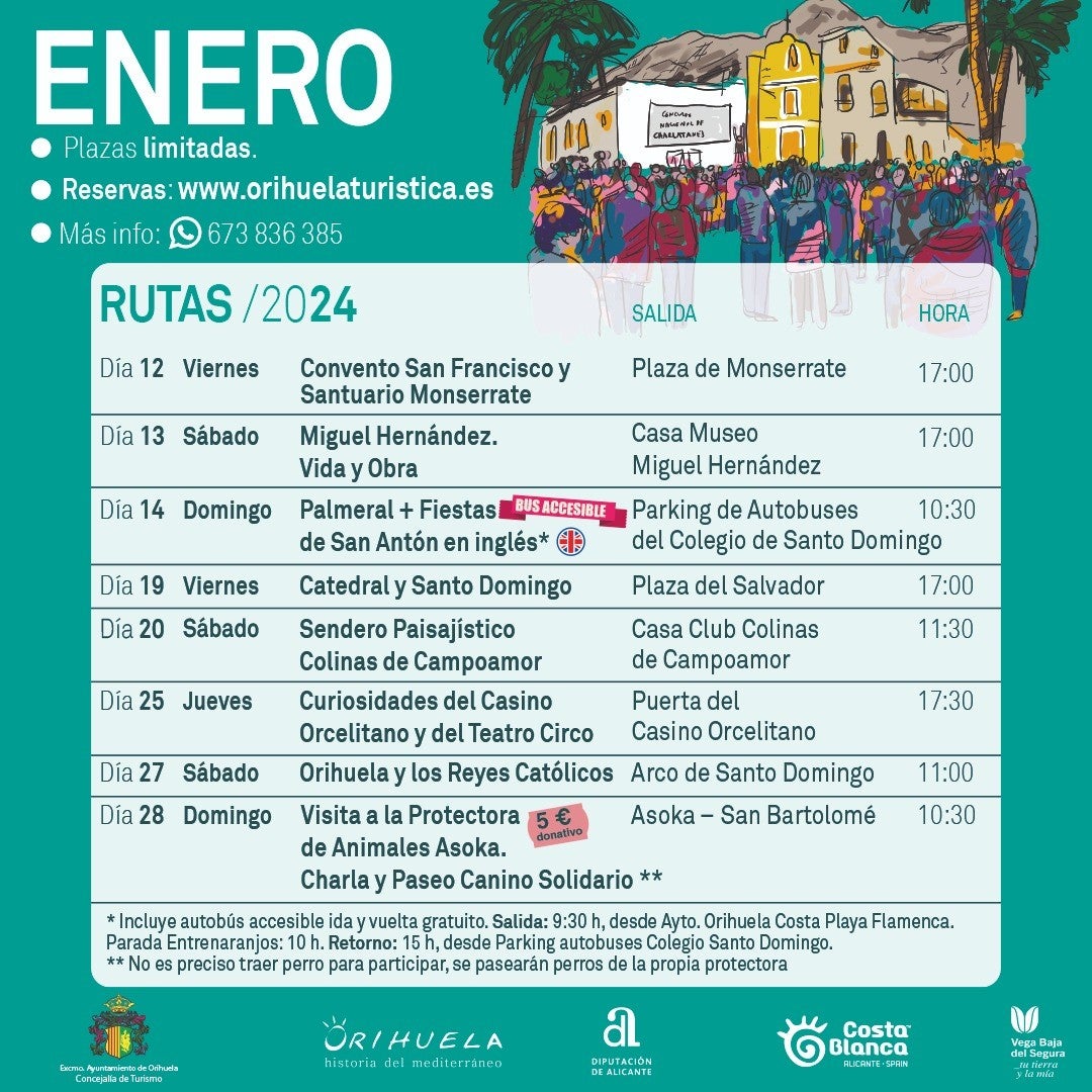 Turismo presenta las rutas de enero que acercarán a los vecinos de la costa a las Fiestas de San Antón Turismo presenta las rutas de enero que acercarán a los vecinos de la costa a las Fiestas de San Antón