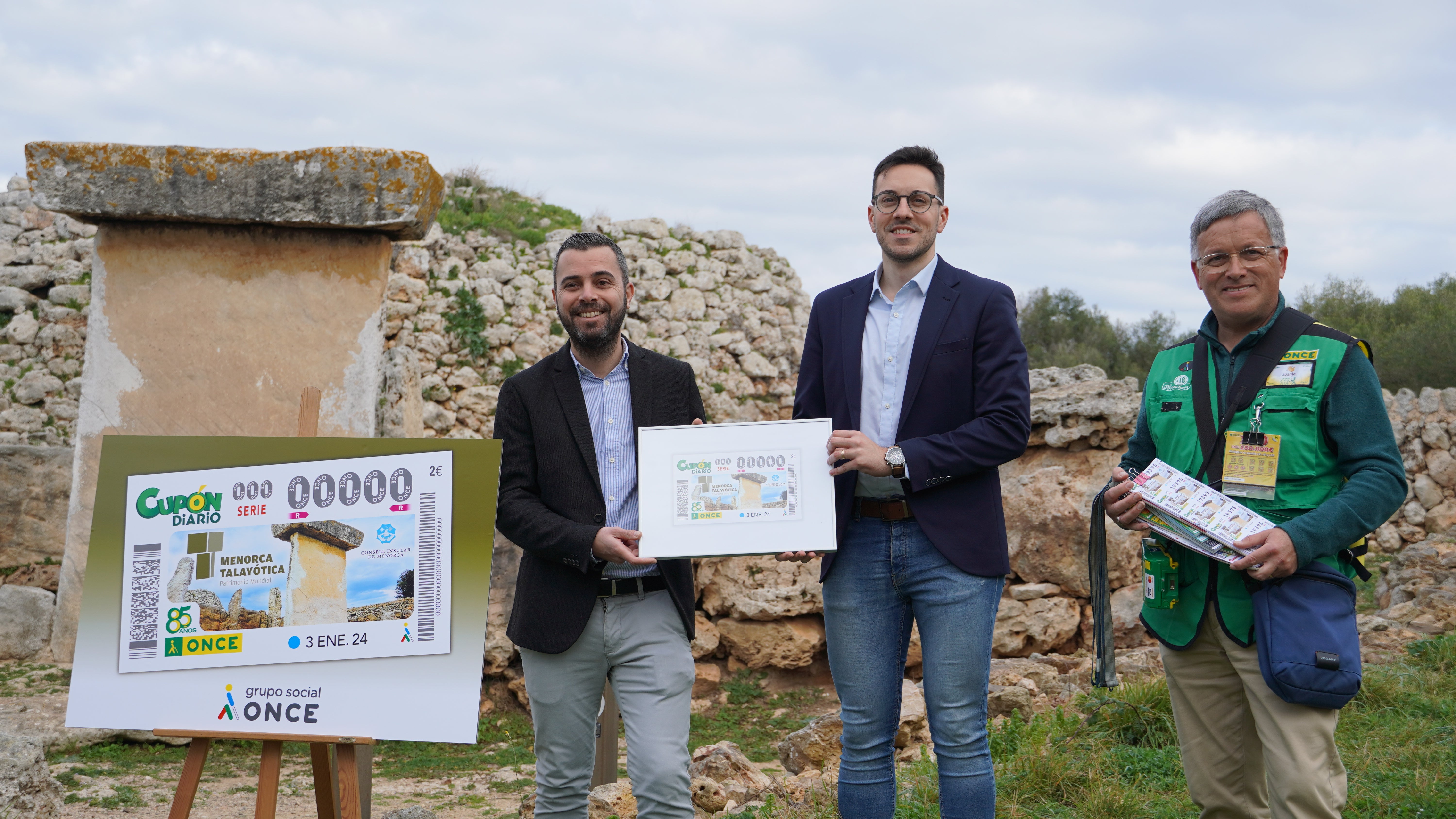 La Menorca Talayótica protagonizará el cupón de la ONCE del 3 de enero La Menorca Talayótica protagonizará el cupón de la ONCE del 3 de enero