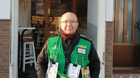 Paco Sánchez, vendedor ONCE Paco Sánchez, vendedor ONCE