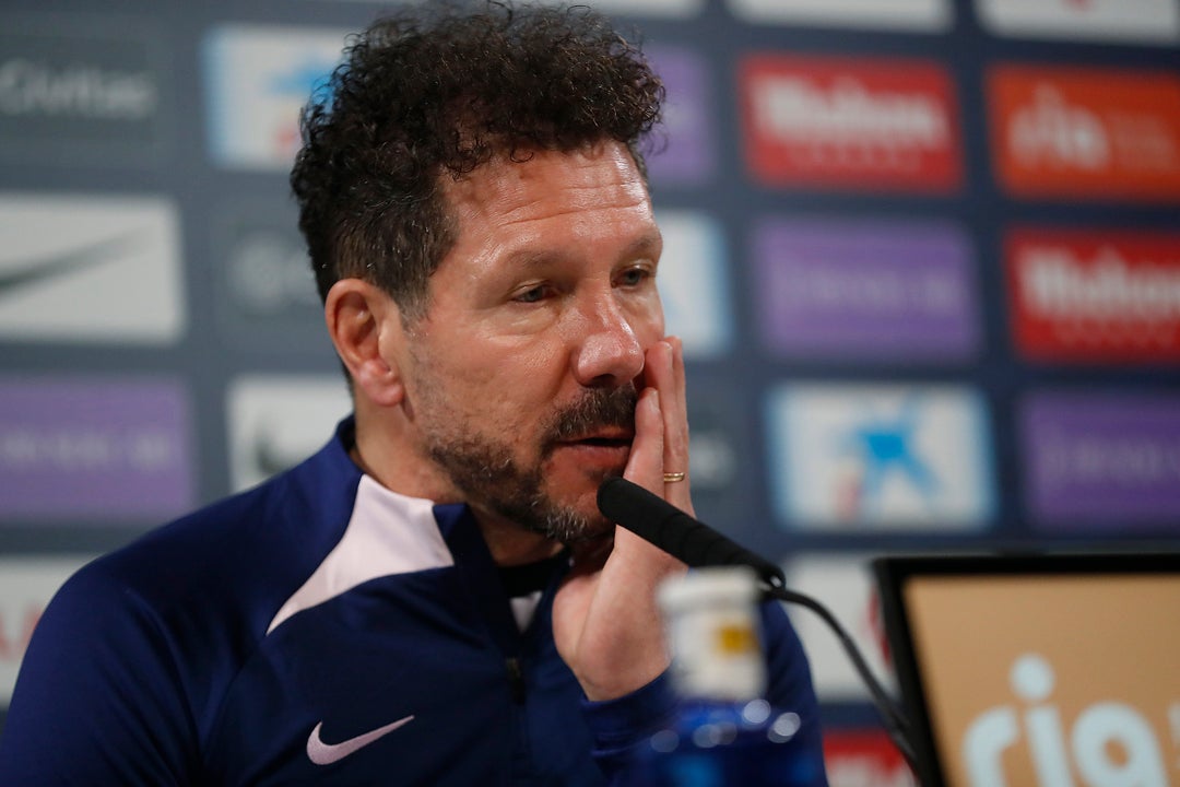 Simeone: "Claro que el Girona puede ser campeón" Simeone: "Claro que el Girona puede ser campeón"