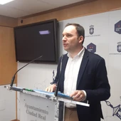 Guillermo Arroyo durante la rueda de prensa Guillermo Arroyo durante la rueda de prensa