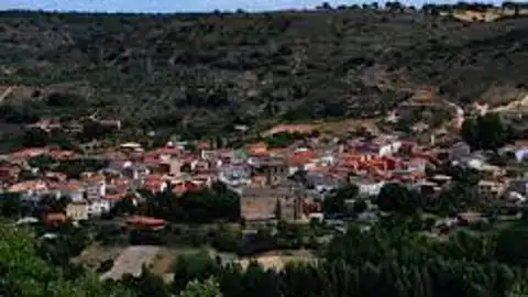 Vista de Romancos (Guadalajara). Vista de Romancos (Guadalajara).
