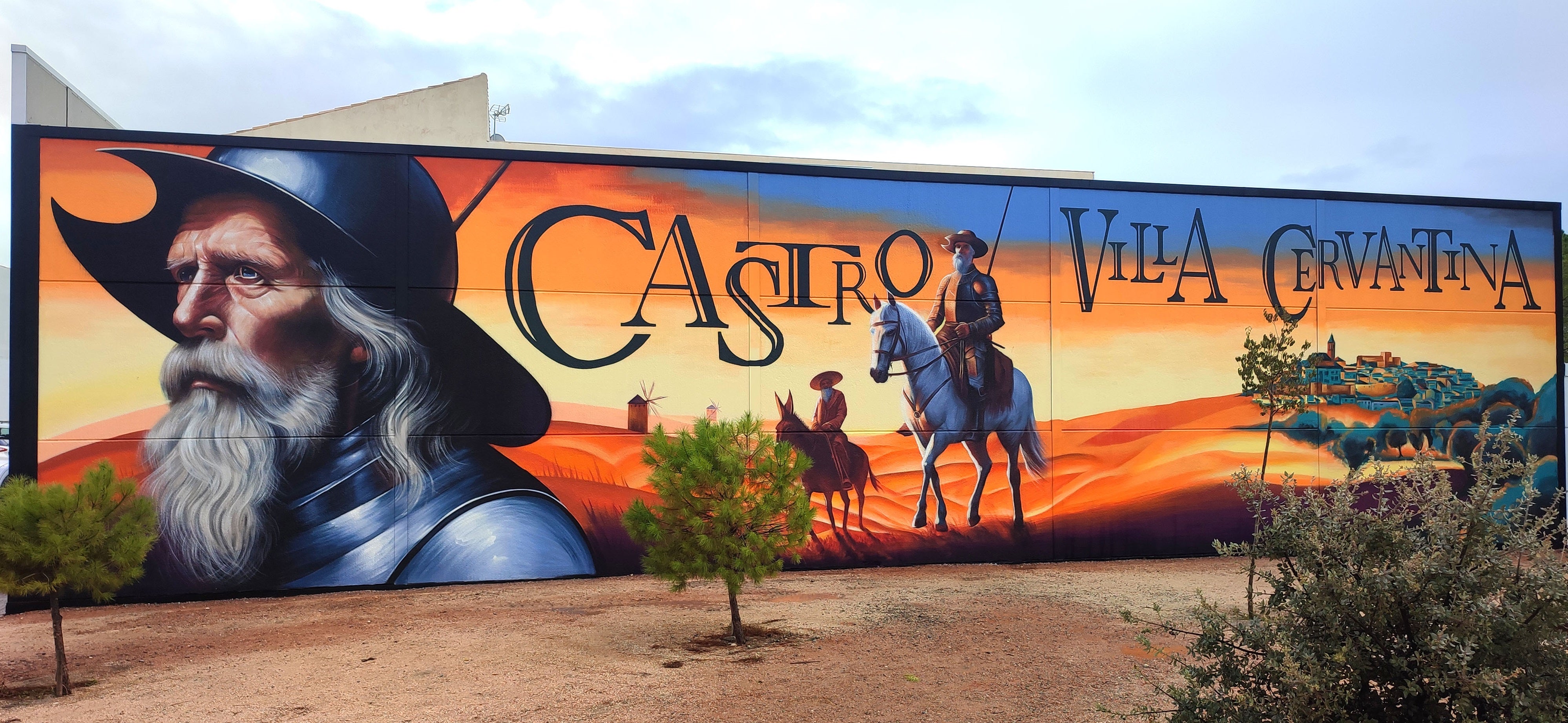 El mural dedicado a Cervantes en Castro del Río opta a ser el mejor del mundo en los premios de la plataforma ‘Street Art Cities’ El mural dedicado a Cervantes en Castro del Río opta a ser el mejor del mundo en los premios de la plataforma ‘Street Art Cities’