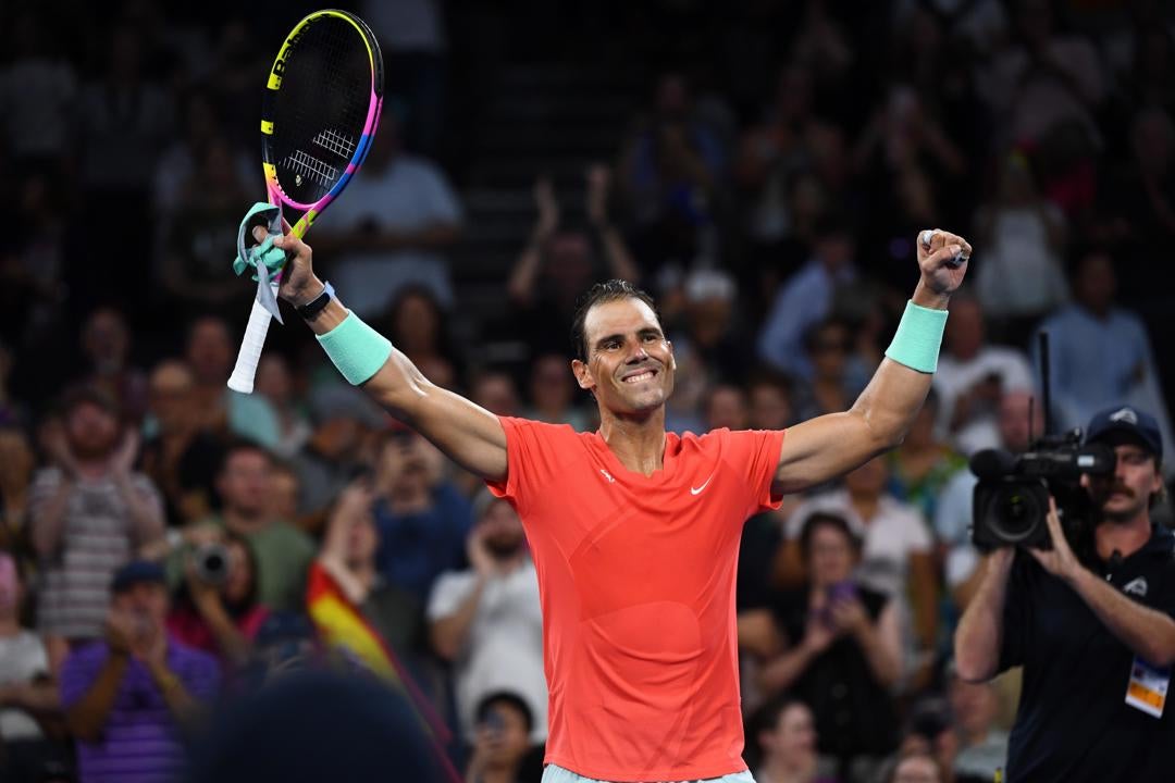 Nadal arrasa a Kubler y ya está en cuartos en Brisbane Nadal arrasa a Kubler y ya está en cuartos en Brisbane