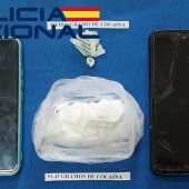 Tres detenidos en Badajoz que fueron interceptados portando más de 50 gramos de cocaína entre sus pertenencias