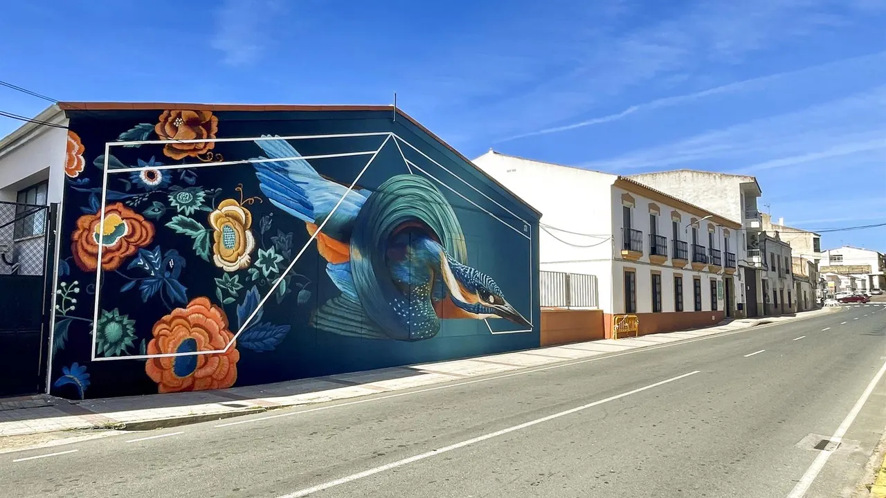 Tres murales al aire libre en Arroyo de la Luz, Medina de las Torres y Mérida, finalistas de los Street Art Awards