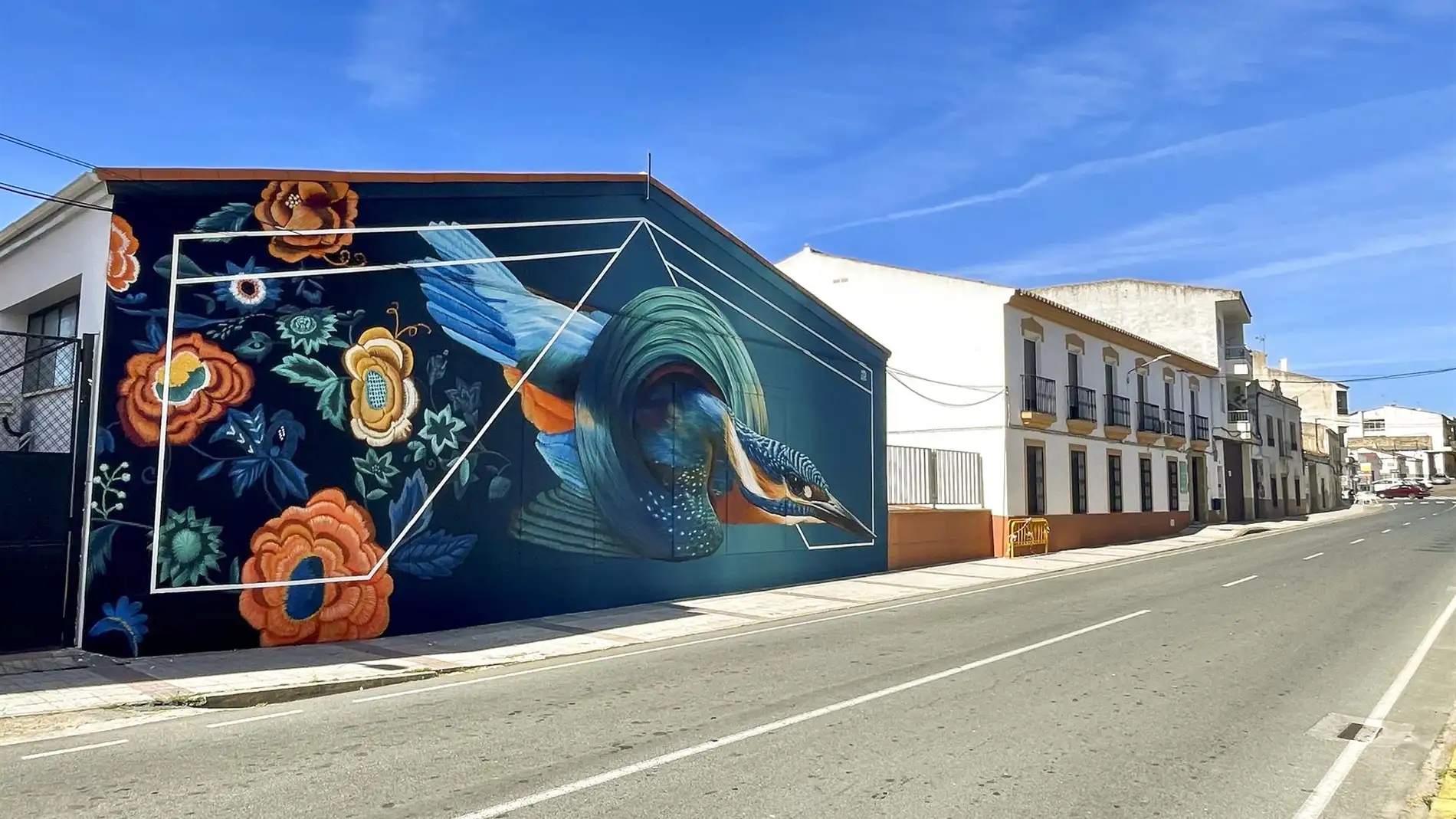Tres murales al aire libre en Arroyo de la Luz, Medina de las Torres y Mérida, finalistas de los Street Art Awards