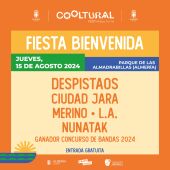Cartel fiesta de bienvenida Cooltural Fest