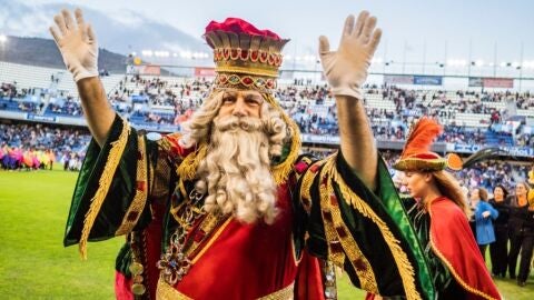 Llegada de los Reyes Magos al Heliodoro Rodríguez López de Santa Cruz de Tenerife