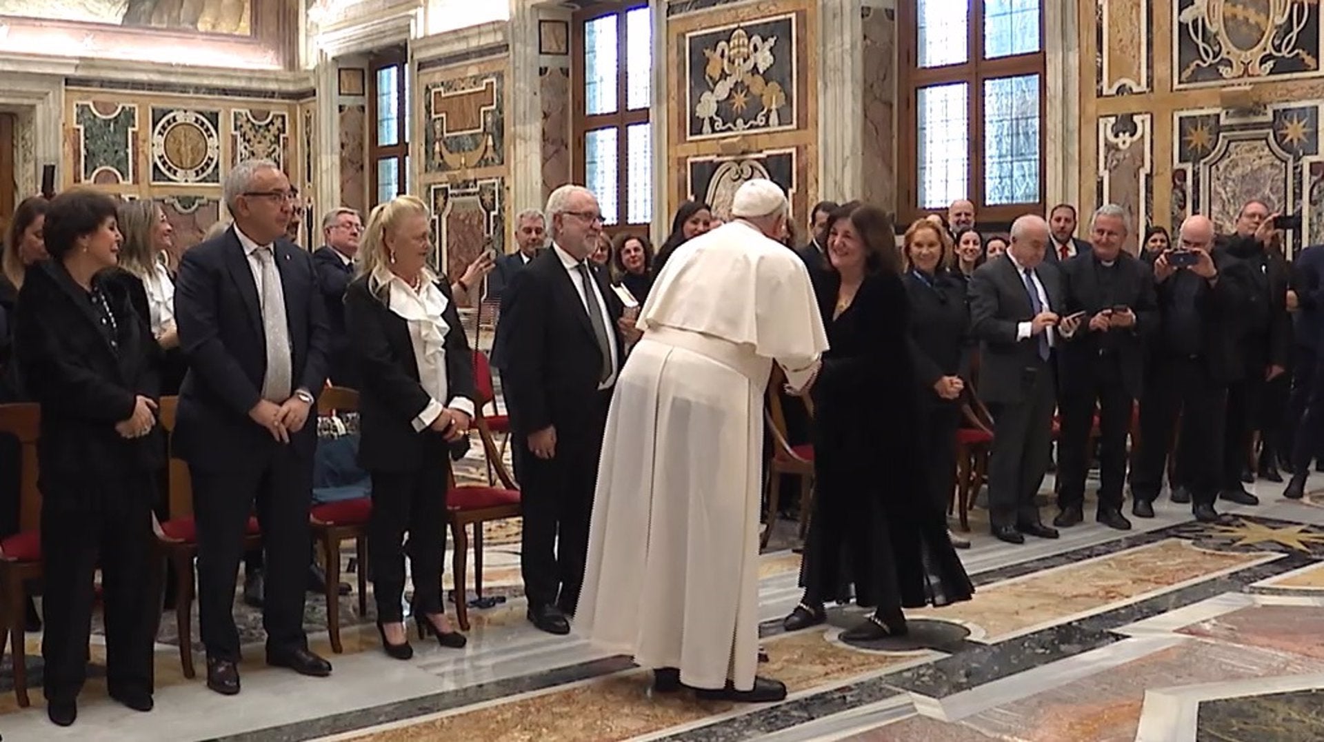 El Papa recibe en el Vaticano al Consejo de Gobierno de la UCAM en una audiencia privada El Papa recibe en el Vaticano al Consejo de Gobierno de la UCAM en una audiencia privada