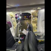 Un avión aterriza a salvo en el aeropuerto de Portland tras desprenderse una ventana