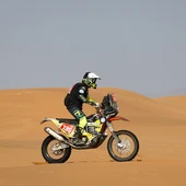 El español Carles Falcón durante el Dakar El español Carles Falcón durante el Dakar