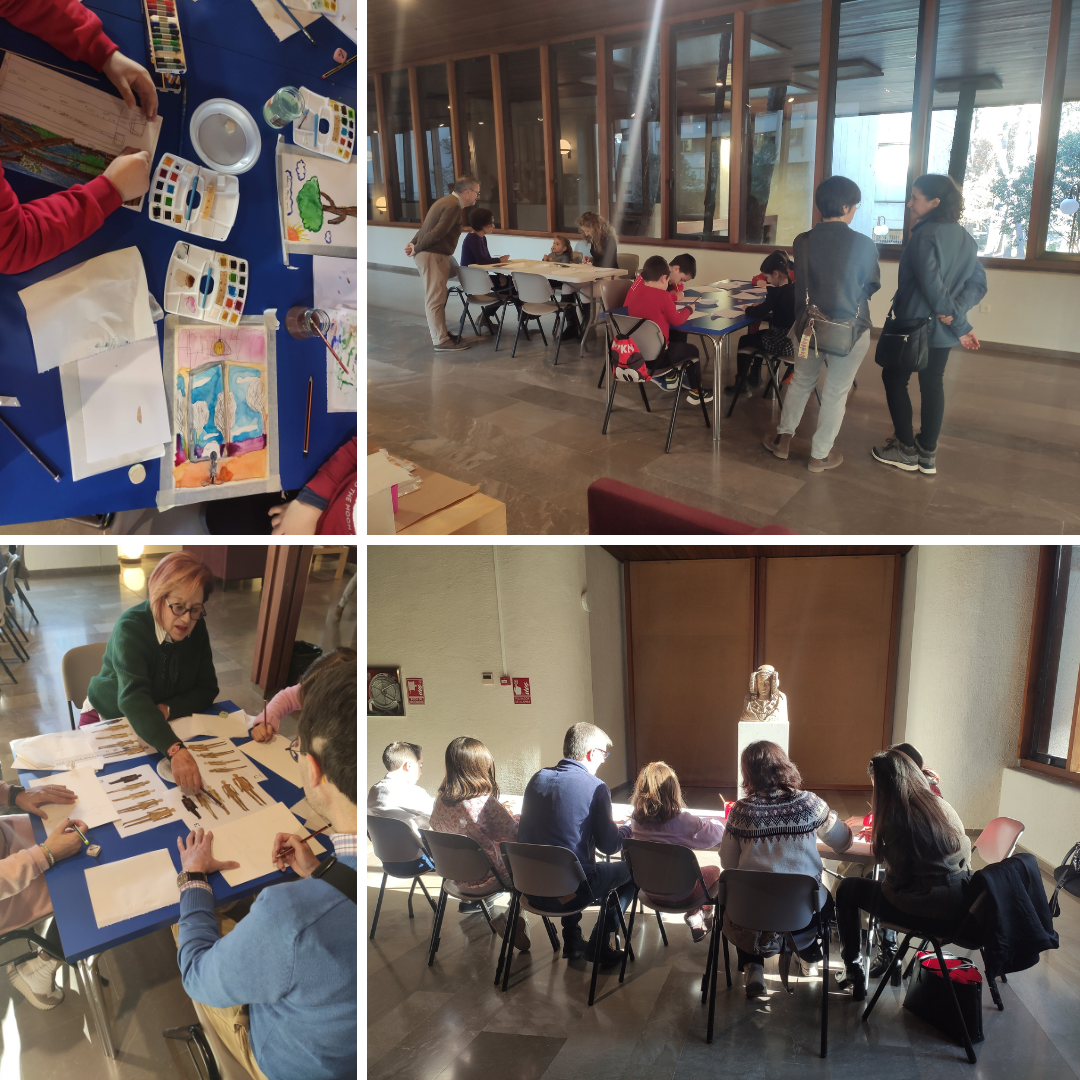 Un curso permite a sesenta personas practicar las artes plásticas entre las joyas del Museo Provincial Un curso permite a sesenta personas practicar las artes plásticas entre las joyas del Museo Provincial