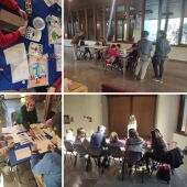 Un curso permite a sesenta personas practicar las artes plásticas entre las joyas del Museo Provincial de Albacete 