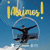 Alto Campoo inicia la temporada con 11 kilómetros esquiables y 12 pistas abiertas