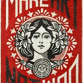 Una de las obras que se exhiben en 'Make Art, not War' Una de las obras que se exhiben en 'Make Art, not War'