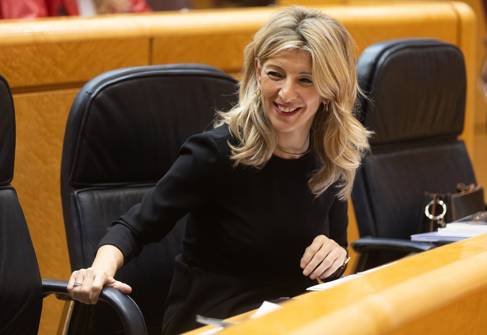 Yolanda Díaz, sobre el 'no' de Podemos: "Están en contra de los parados, votan con la extrema derecha" Yolanda Díaz, sobre el 'no' de Podemos: "Están en contra de los parados, votan con la extrema derecha"