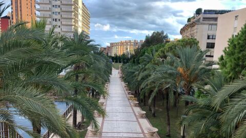 Cielos nublados en la Benidorm (Marina Baixa)