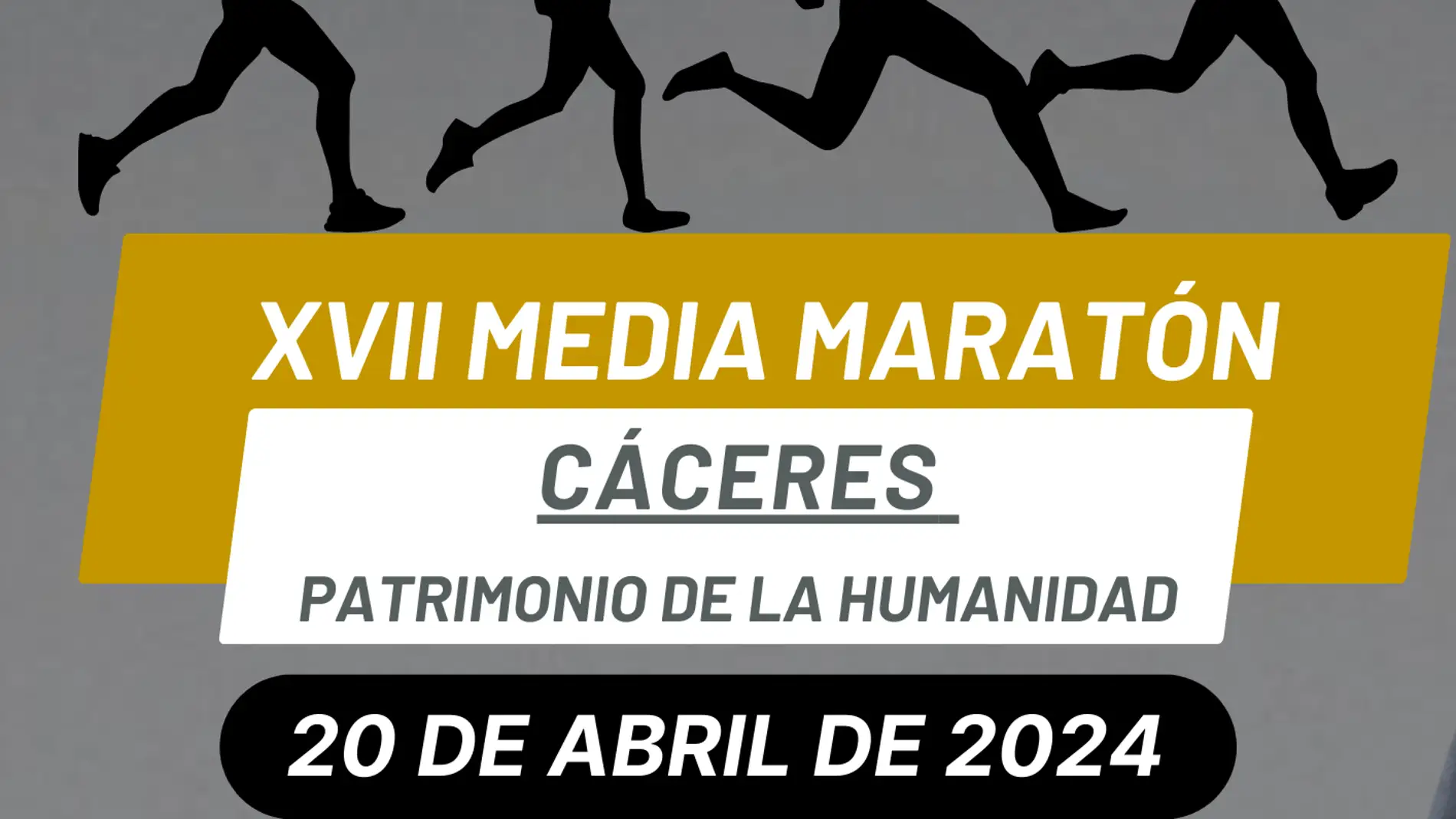 La XVII Media Maratón Cáceres Patrimonio de la Humanidad será el 20 de abril y como novedad tendrá recorrido nocturno