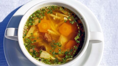 Imagen de archivo de una sopa