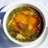 Imagen de archivo de una sopa