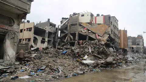 Fotografía tomada el pasado 11 de enero en Beit Lahia. Fotografía tomada el pasado 11 de enero en Beit Lahia.