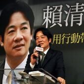 El candidato presidencial de Taiwán William Lai. 