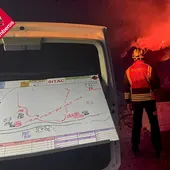 Incendio en Confrides Incendio en Confrides