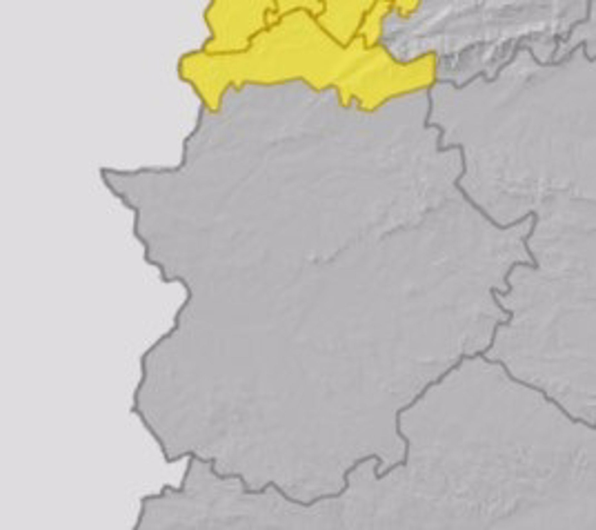 Este martes continúa activa la alerta amarilla por lluvias en el norte de la provincia de Cáceres Este martes continúa activa la alerta amarilla por lluvias en el norte de la provincia de Cáceres