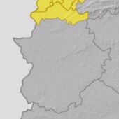 Este martes continúa activa la alerta amarilla por lluvias en el norte de la provincia de Cáceres