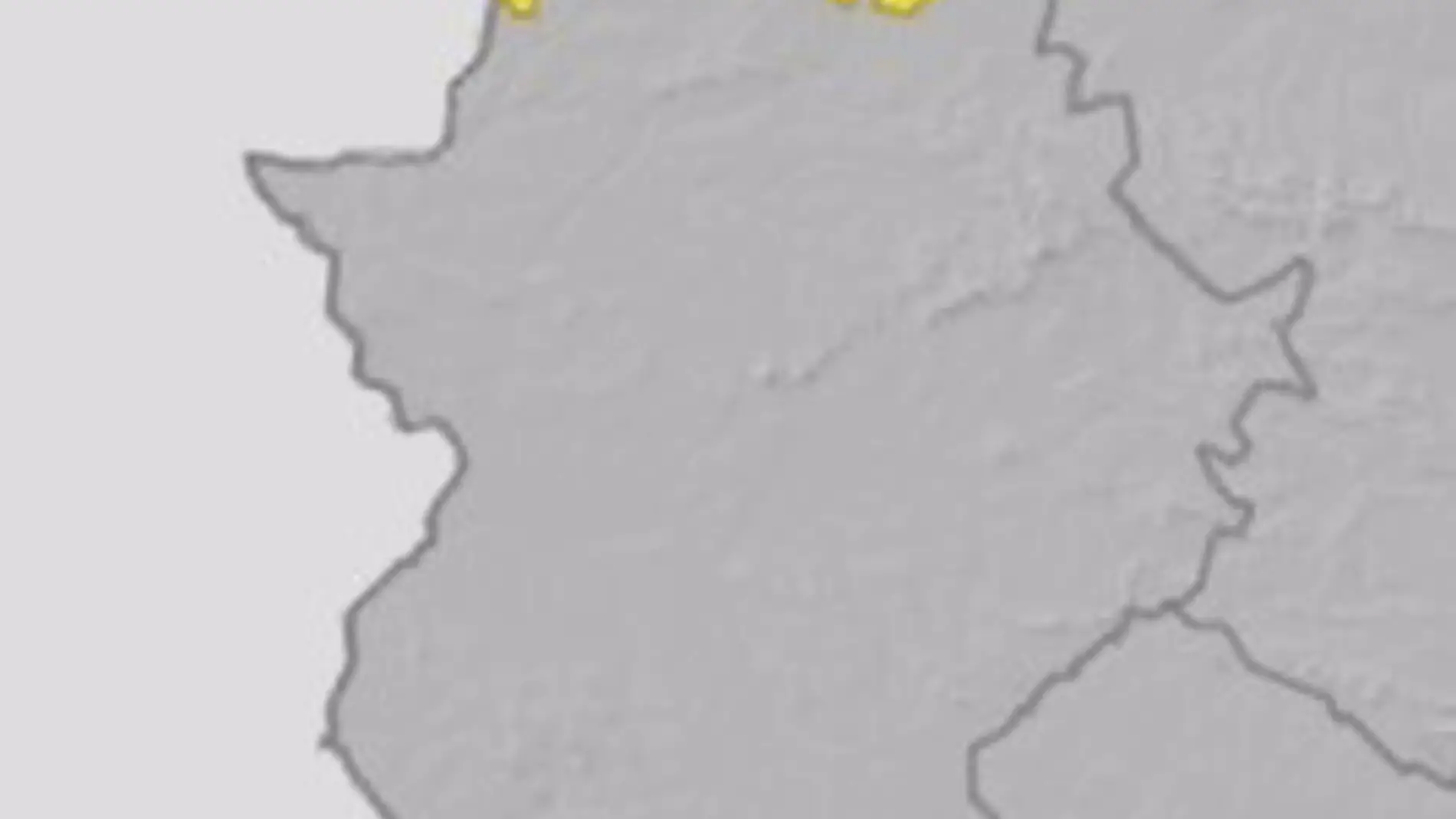 Este martes continúa activa la alerta amarilla por lluvias en el norte de la provincia de Cáceres