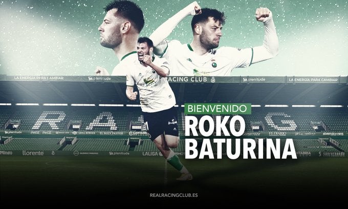 Roko Baturina, primer refuerzo invernal del Racing Roko Baturina, primer refuerzo invernal del Racing
