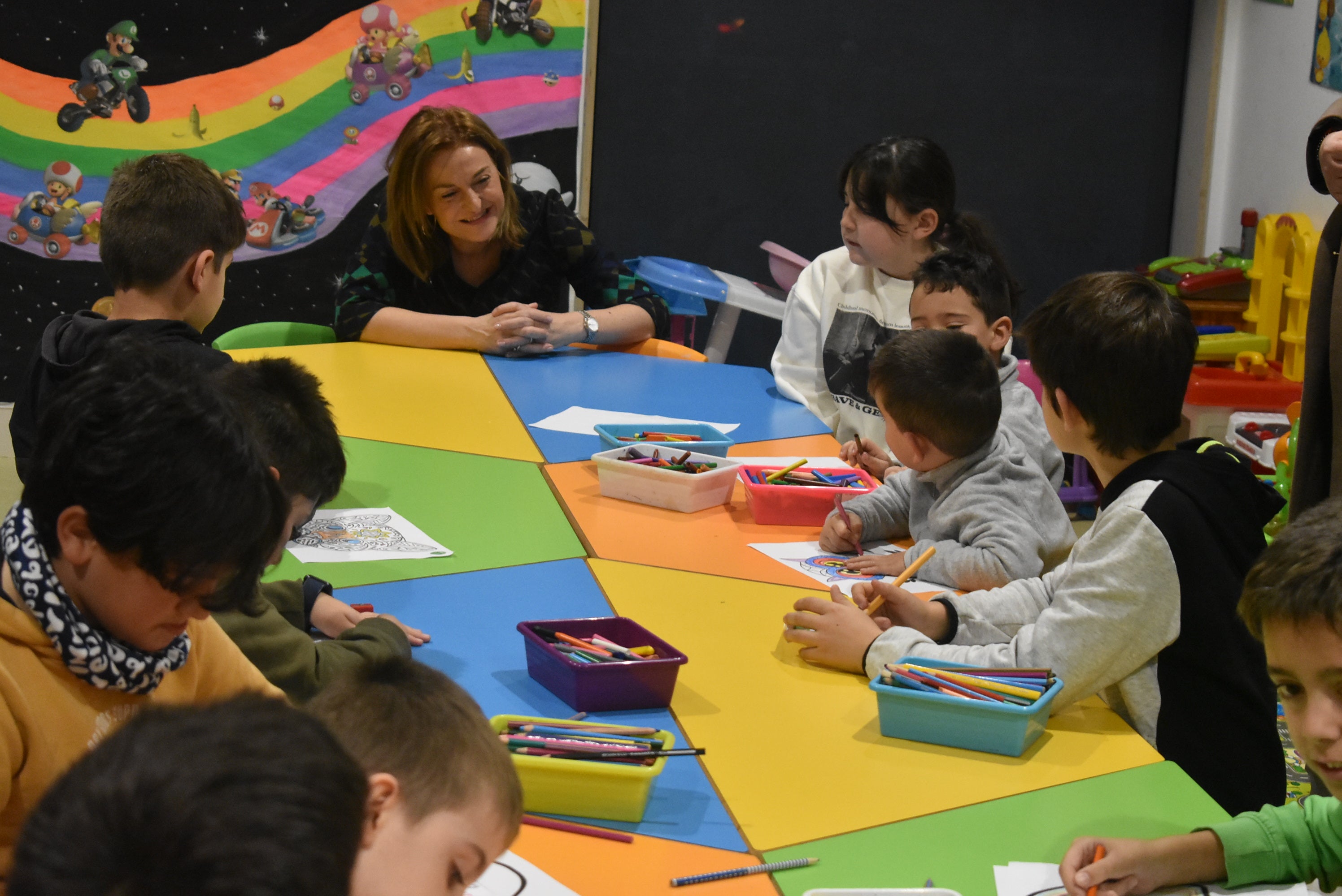 Elena Rivo visitou o programa de conciliación de Boborás para fixar poboación no rural Elena Rivo visitou o programa de conciliación de Boborás para fixar poboación no rural