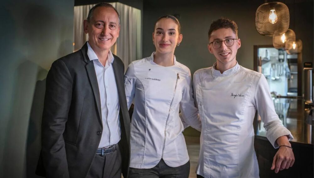 Miguel Gutiérrez, Lucía Gutiérrez y Sergio Vera, de LUR