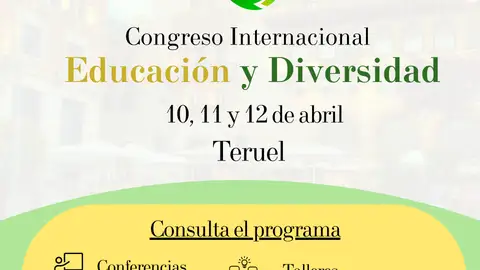 Hoy se ha presentado el Congreso Internacional de Educación y Diversidad en Caja Rural de Teruel EDUCACION