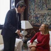 Reunión entre Carlos Mazón y Pilar Bernabé