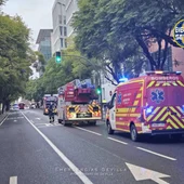 Equipos de Bomberos intervienen en el incendio Equipos de Bomberos intervienen en el incendio