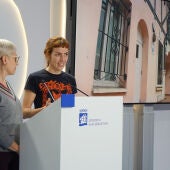 Izar Hernando y Arantza Gonzalez en la rueda de prensa sobre el cambio de protocolo de La Sirena
