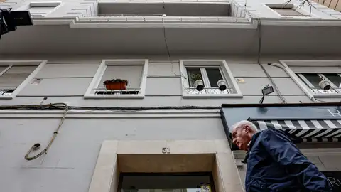 Fachada del edificio incendiado sucesos