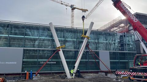 Primer avance visible del nuevo Museo de Bellas Artes de Bilbao