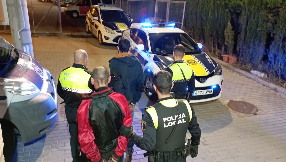 Imagen de los detenidos en Sant Vicent