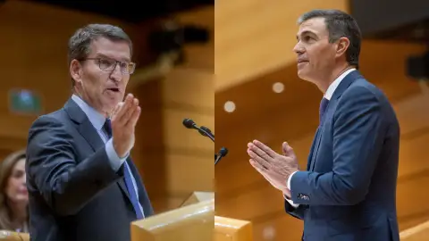 Sánchez y Feijóo coinciden en Galicia para arrancar la precampaña del 18F Sánchez y Feijóo coinciden en Galicia para arrancar la precampaña del 18F