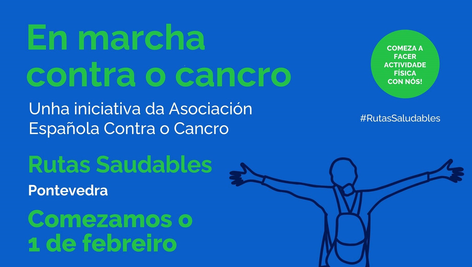 Volven as rutas saudables da AEEC en Pontevedra para combater o sedentarismo Volven as rutas saudables da AEEC en Pontevedra para combater o sedentarismo