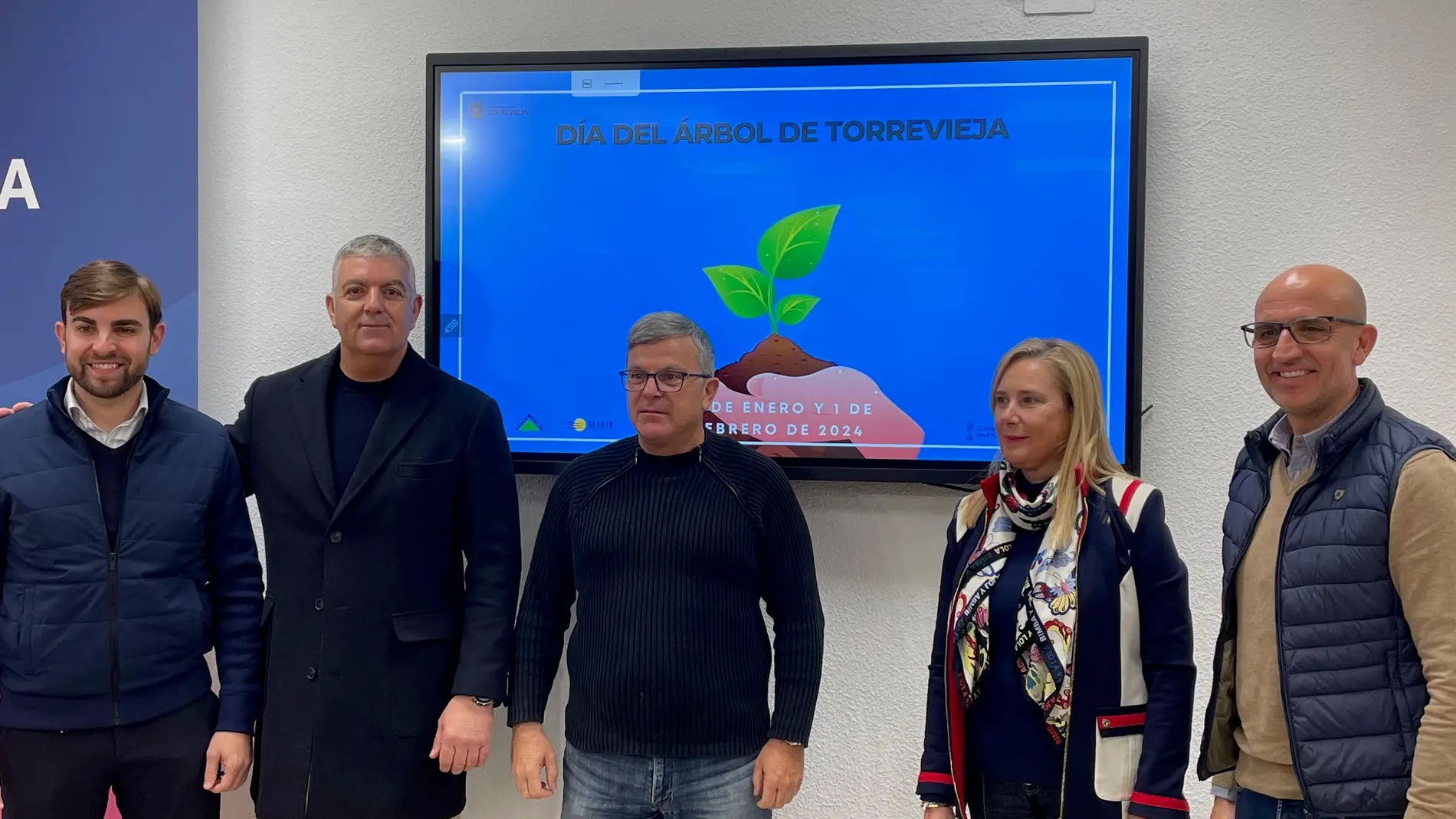 Torrevieja presenta las actividades con motivo del "Día del árbol" 2024 