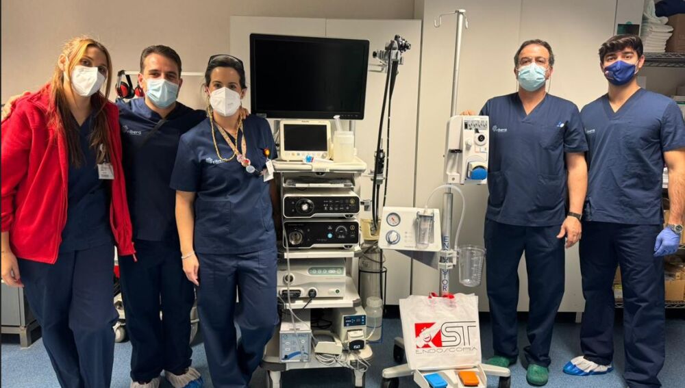 Equipo del servicio de Medicina Digestiva del Hospital Universitario del Vinalopó.