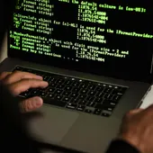 Imagen de archivo de un hacker Imagen de archivo de un hacker