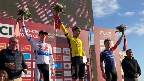 Podio de la UCI World Cup Benidorm 2024